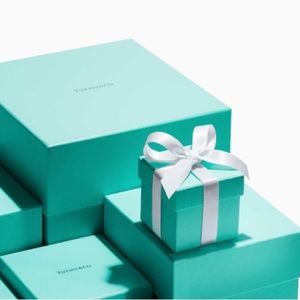 TIFFANY & CO’s BLUE BOXS, BAGS, & POUCHES IN VARIOUS SIZES